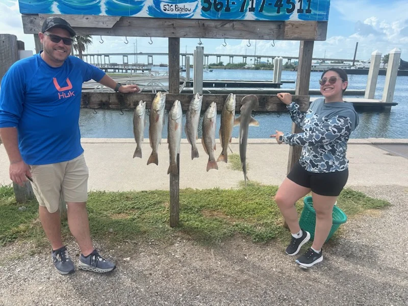 Fishing in Aransas Pass, Texas