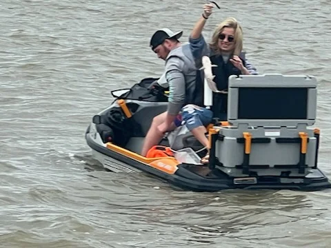 Blue Catfish Fishing in Etoile, Texas