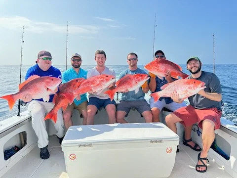 Red Snapper Fishing in Biloxi, Mississippi