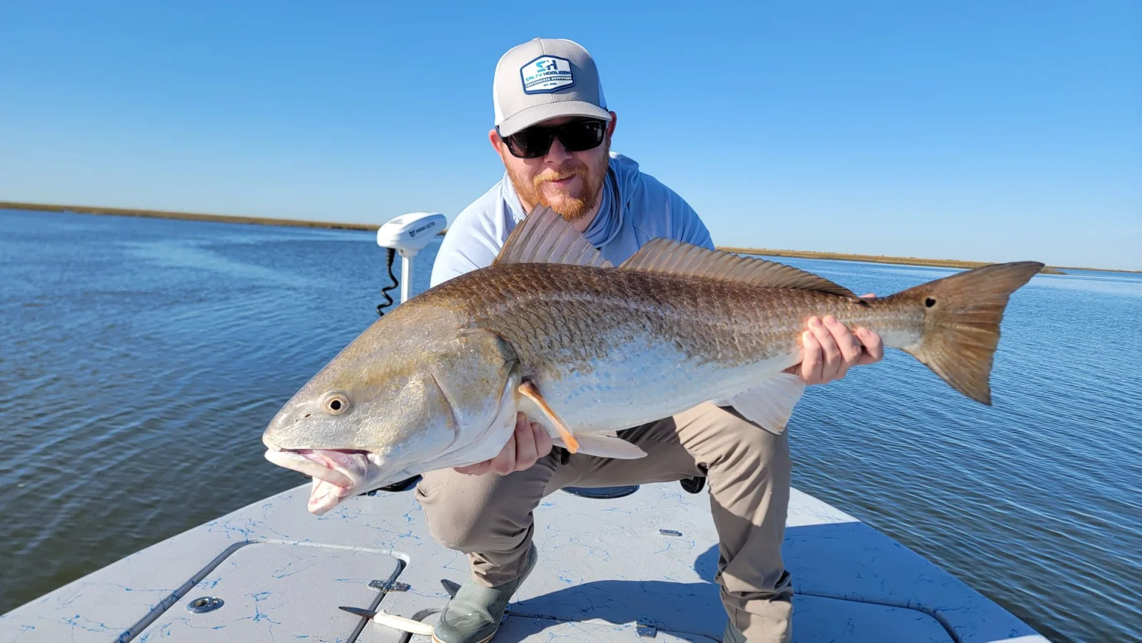 Redfish Fishing in Golden Meadow, Louisiana