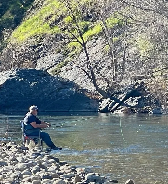 Fishing in Hume, California