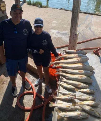 Redfish, Speckled Trout / Spotted Seatrout fishing in Dickinson, Texas