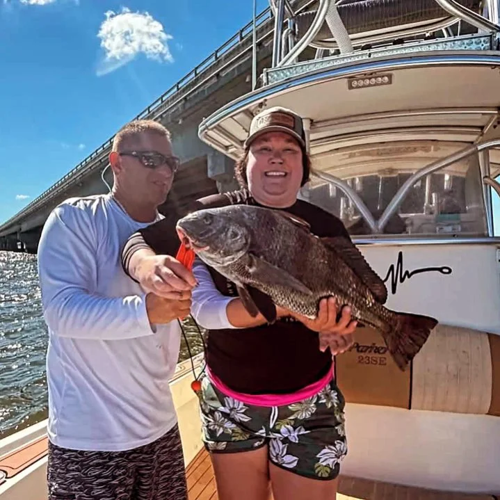 Fishing in Wanchese, North Carolina