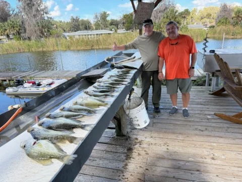 Fishing in Lake Panasoffkee, Florida
