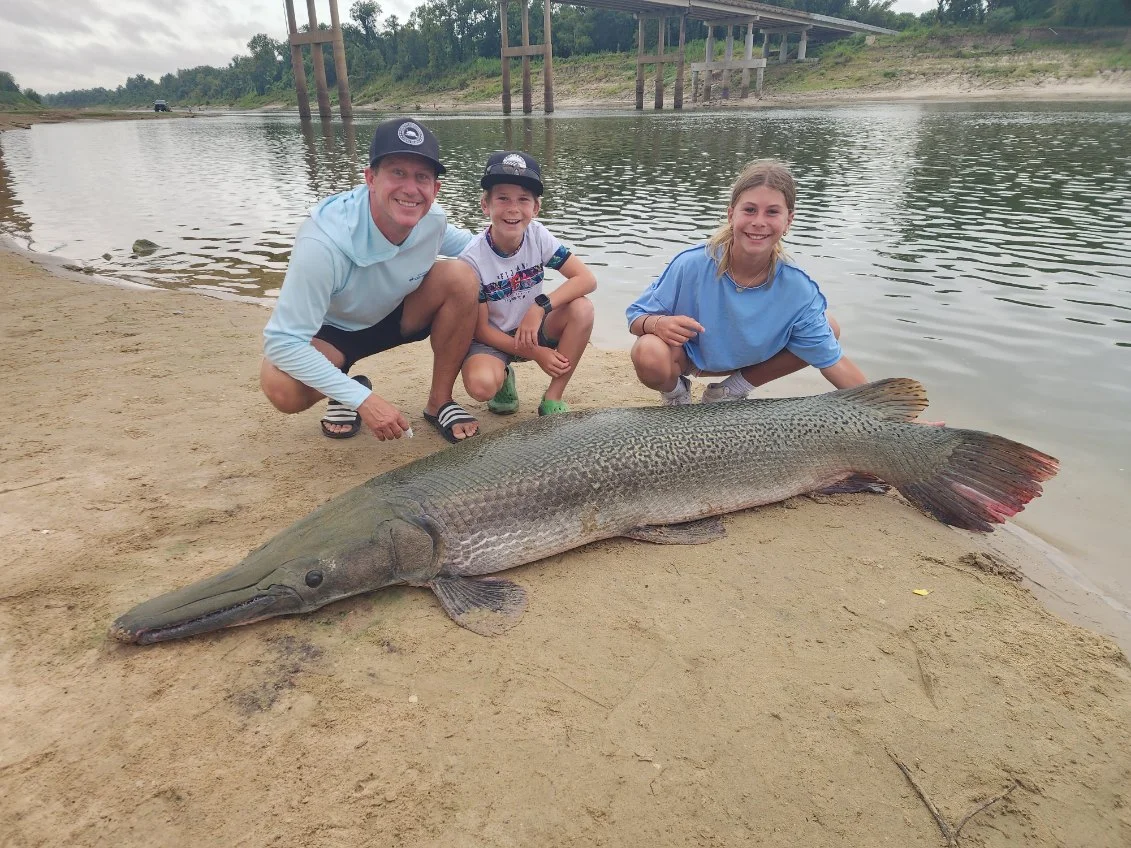 Fishing in Coldspring, Texas