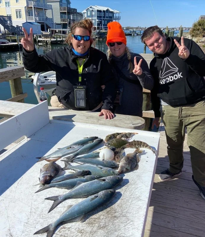 Redfish Fishing in Beaufort, North Carolina