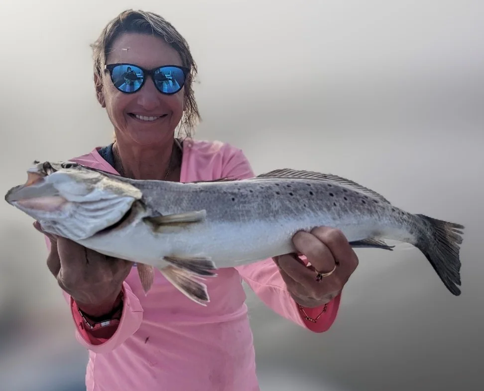 Black Drum, Redfish, Sheepshead, Speckled Trout / Spotted Seatrout Fishing in Sulphur, Louisiana