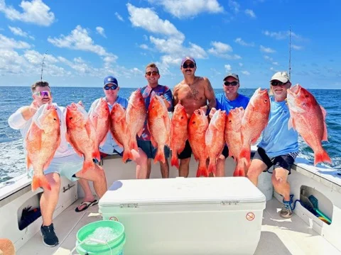 Red Snapper Fishing in Biloxi, Mississippi