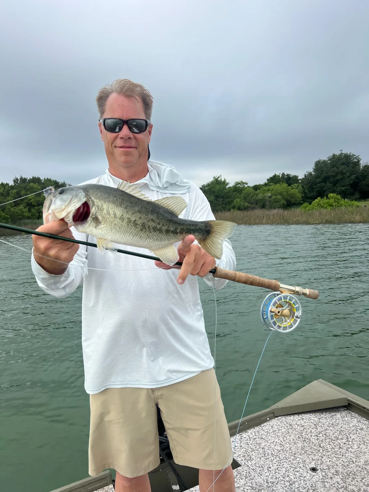 Largemouth Bass Fishing in Graford, Texas