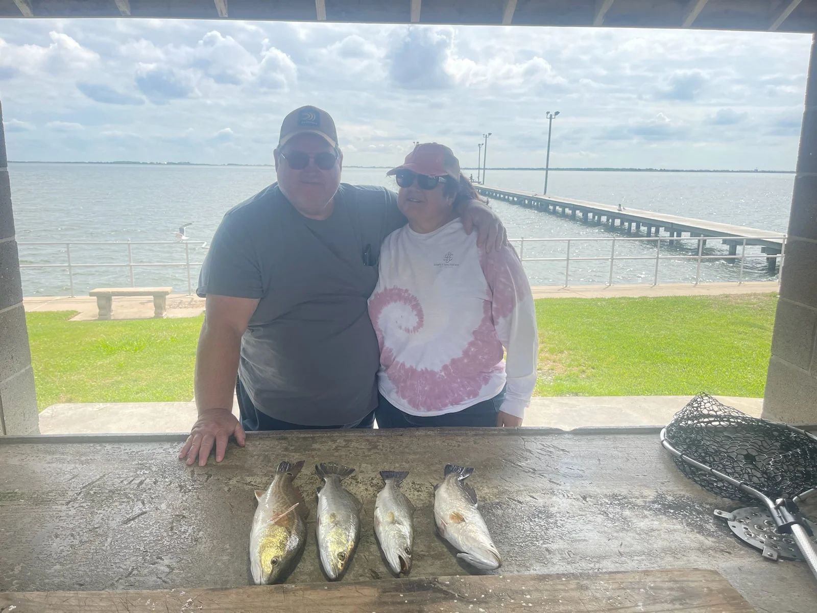 Black Drum, Redfish, Speckled Trout Fishing in Palacios, Texas