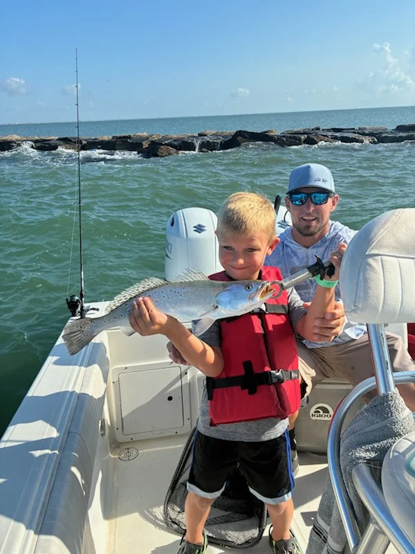Fishing in Galveston, Texas