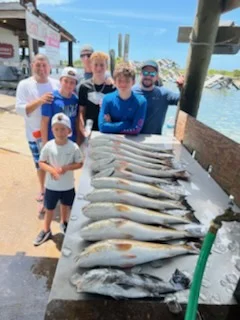 Redfish fishing in Galveston, Texas