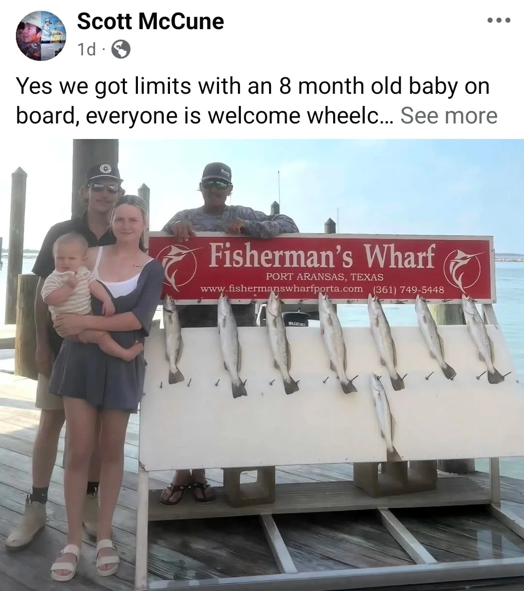 Fishing in Port Aransas, Texas