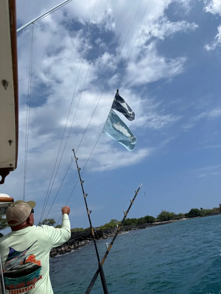 Fishing in Kaiminani, Hawaii