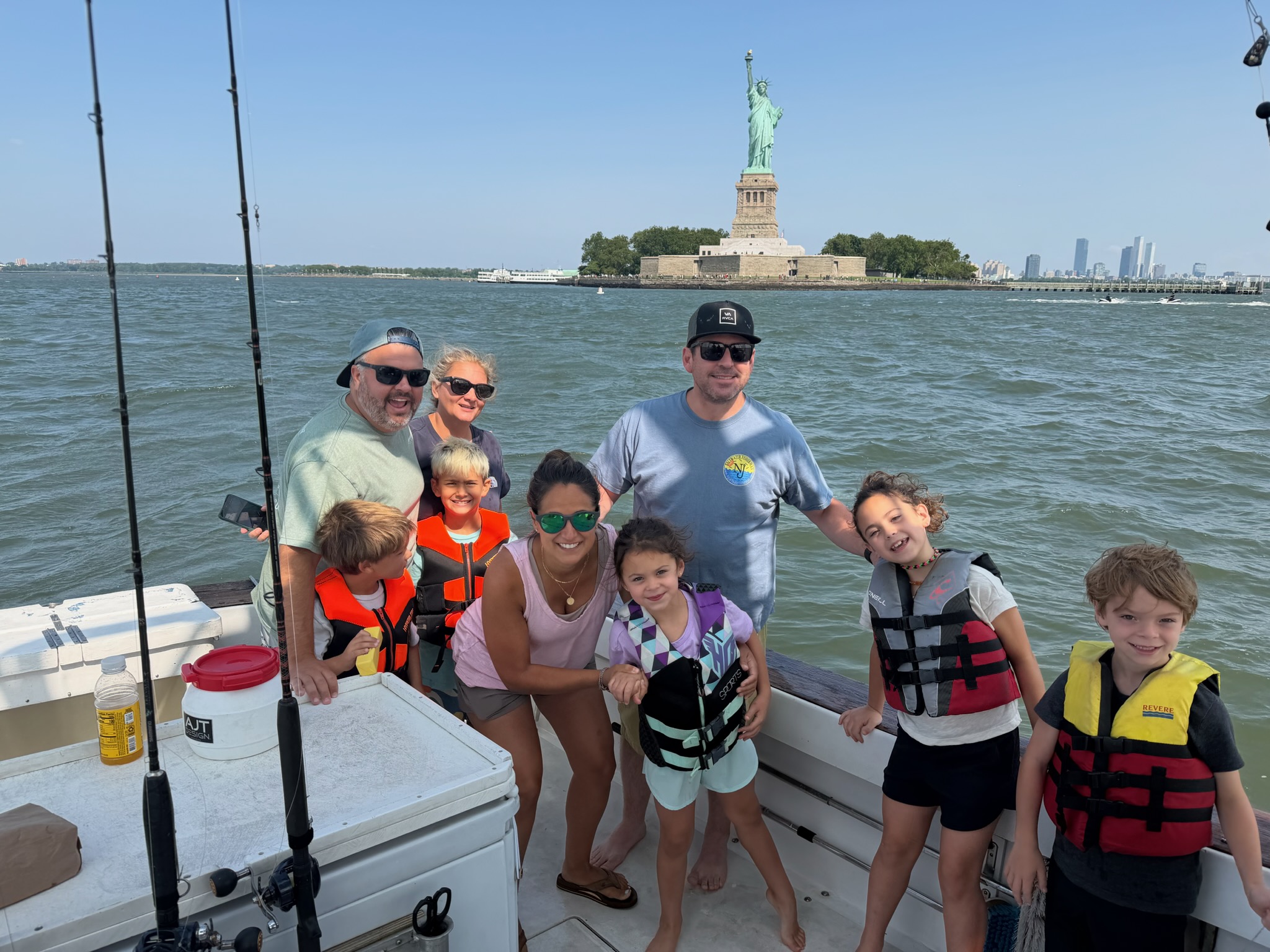 Fishing in Keyport, New Jersey