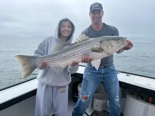 Striped Bass Fishing in Montauk, New York