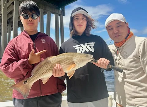 Fishing in D'Iberville, Mississippi