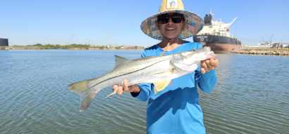 Fishing in Port Isabel, Texas