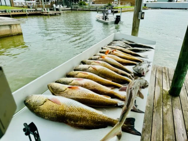 Fishing in Port O'Connor, Texas
