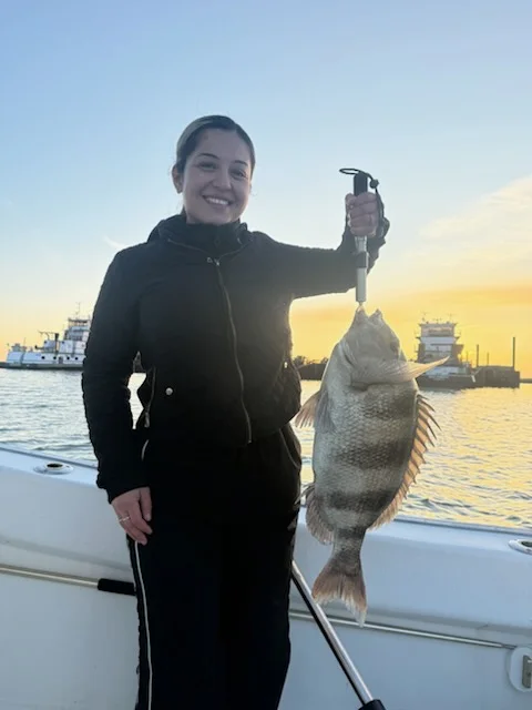 Fishing in Galveston, Texas