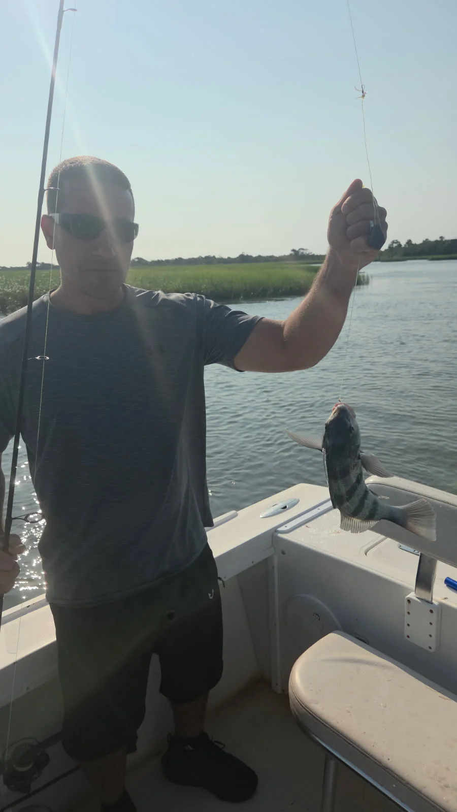 Fishing in Little River, South Carolina