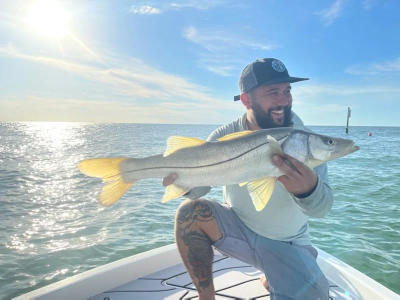 Redfish fishing in Clearwater, Florida