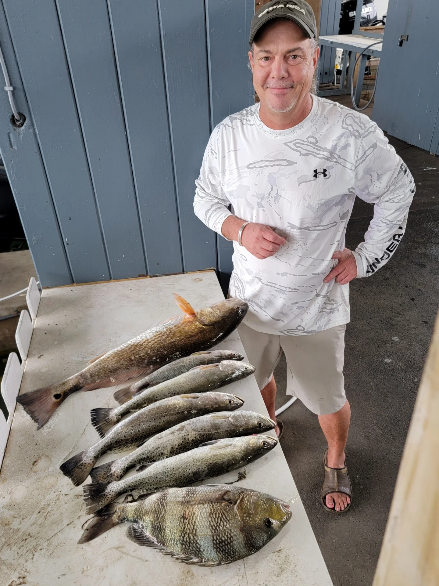 Redfish fishing in Galveston, Texas