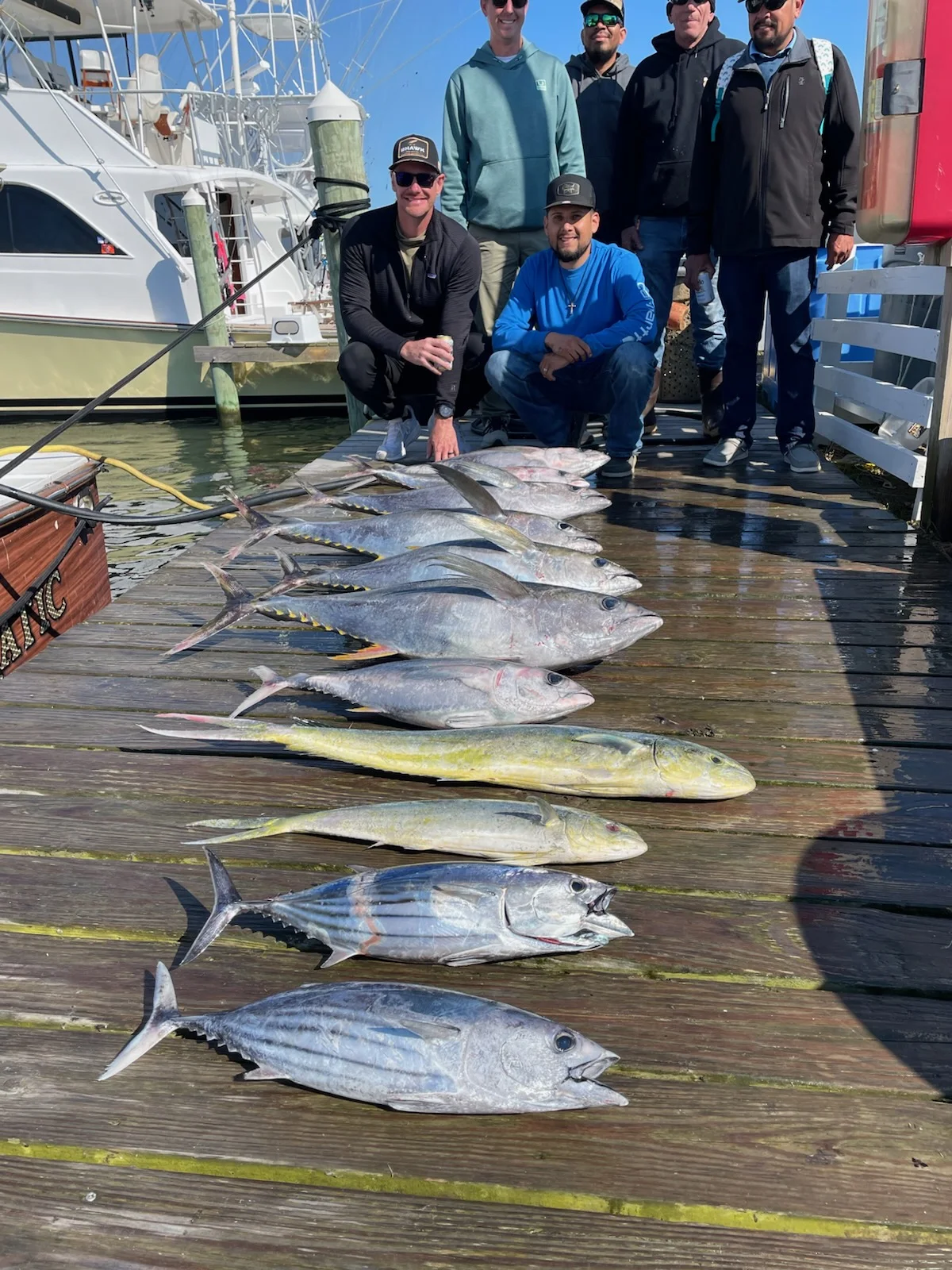 Fishing in Wanchese, North Carolina