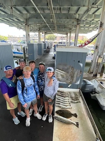 Fishing in Galveston, Texas