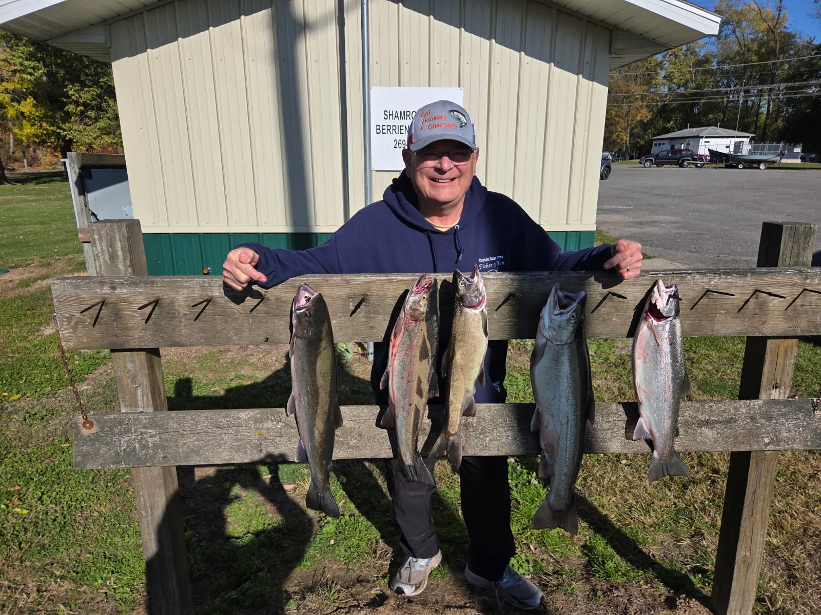 Fishing in Berrien Springs, Michigan