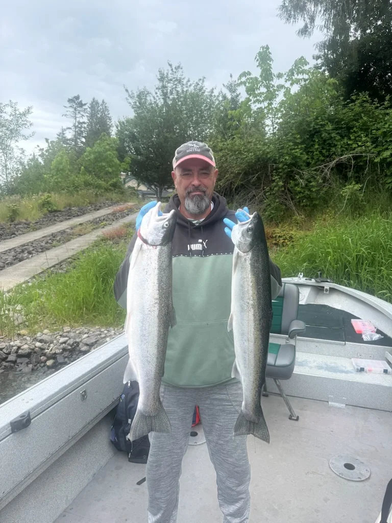 Fishing in Toledo, Washington