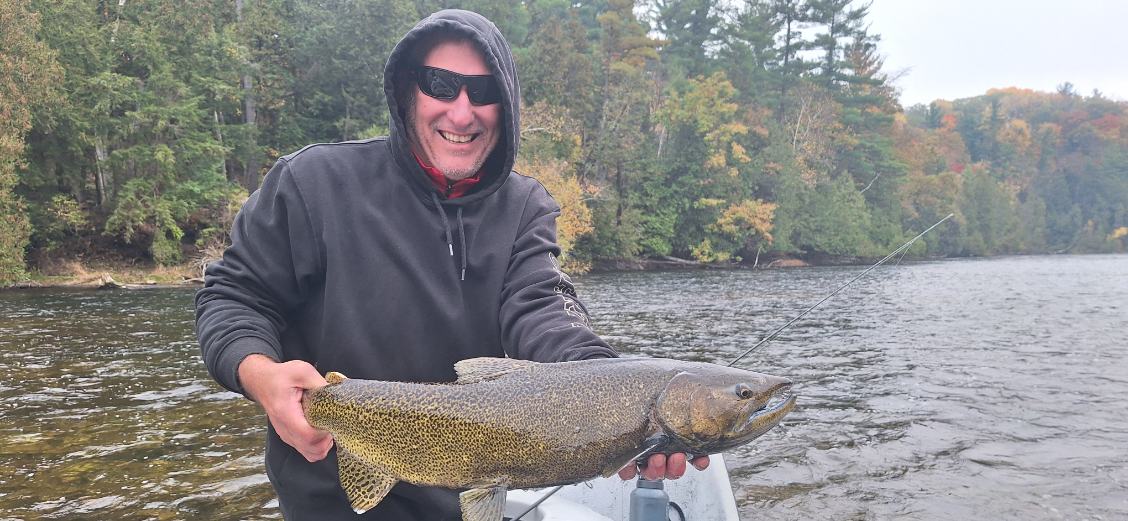 Fishing in Croton, Michigan