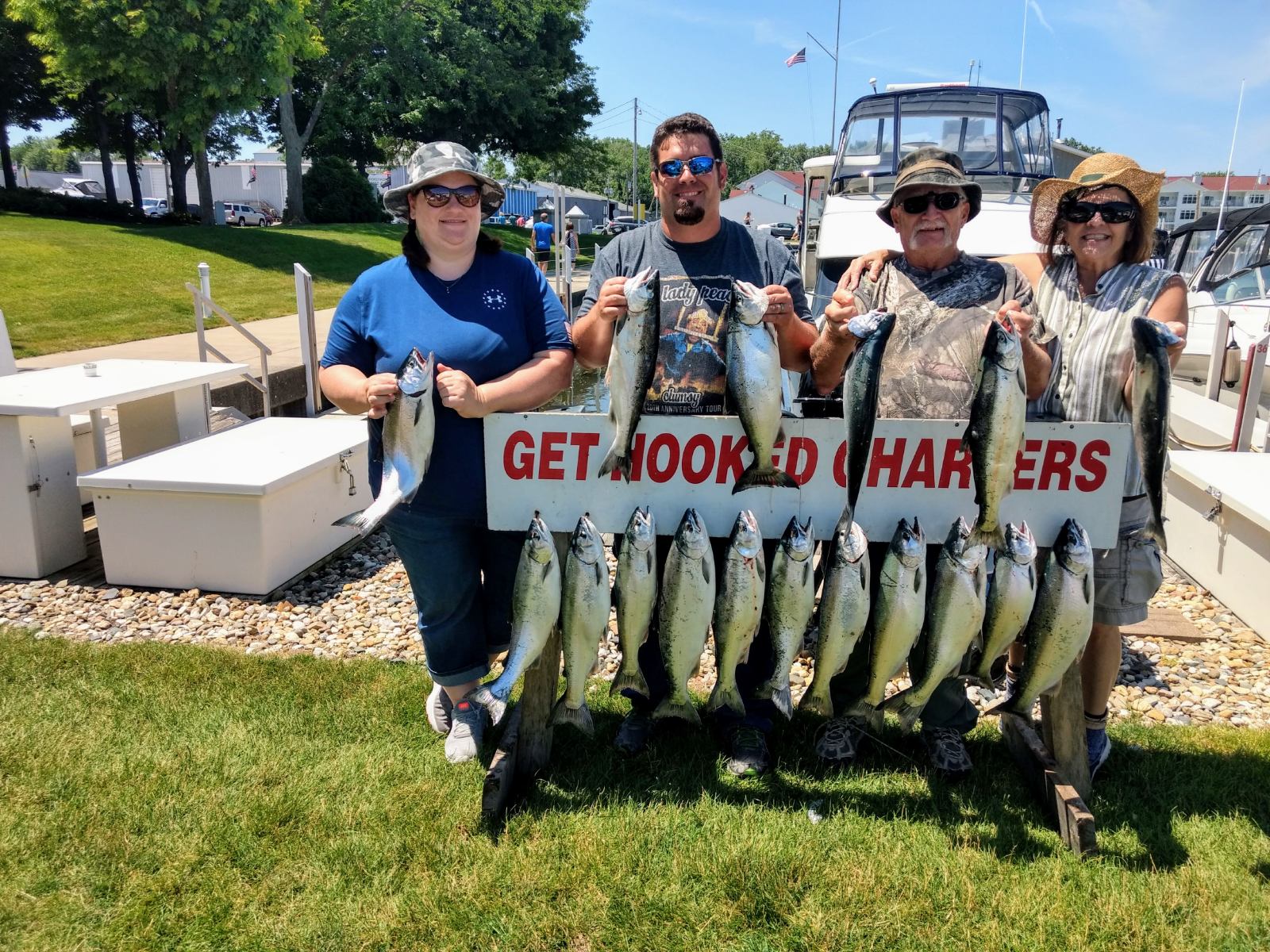 Fishing in New Buffalo, Michigan