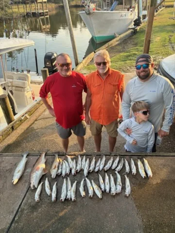 Fishing in Bon Secour, Alabama