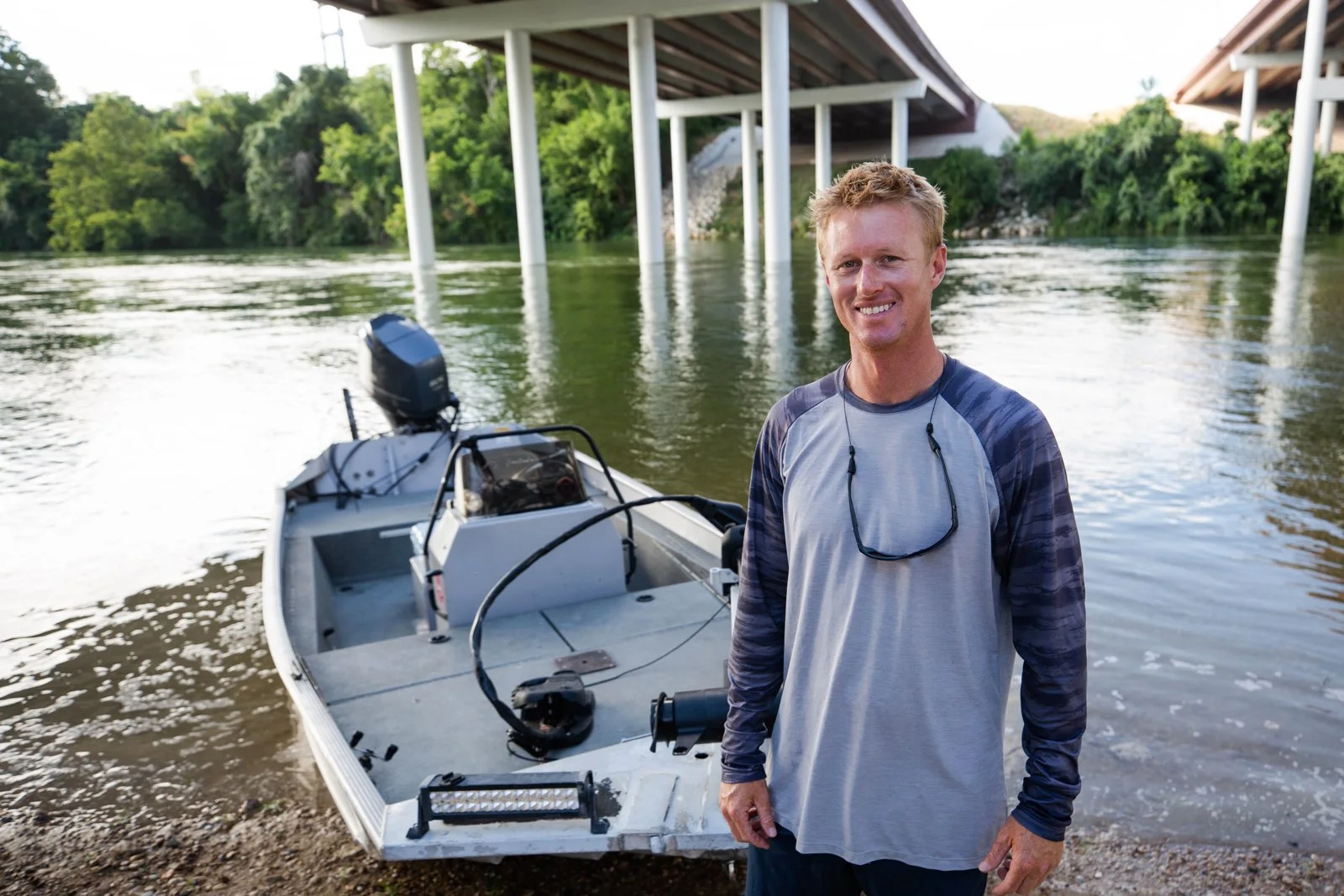 Fishing in Buda, Texas