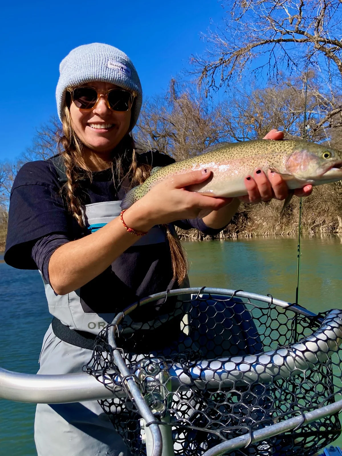 Rainbow Trout Fishing in New Braunfels, Texas
