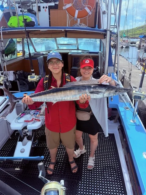 Fishing in Kapaʻa, Hawaii