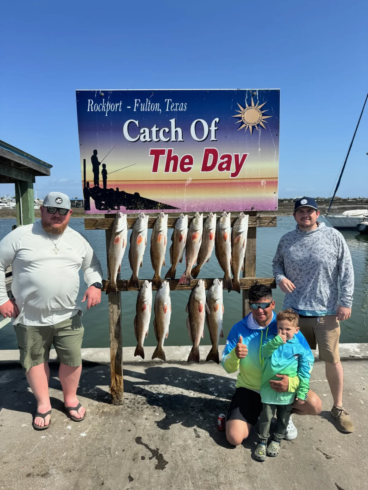 Fishing in Rockport, Texas