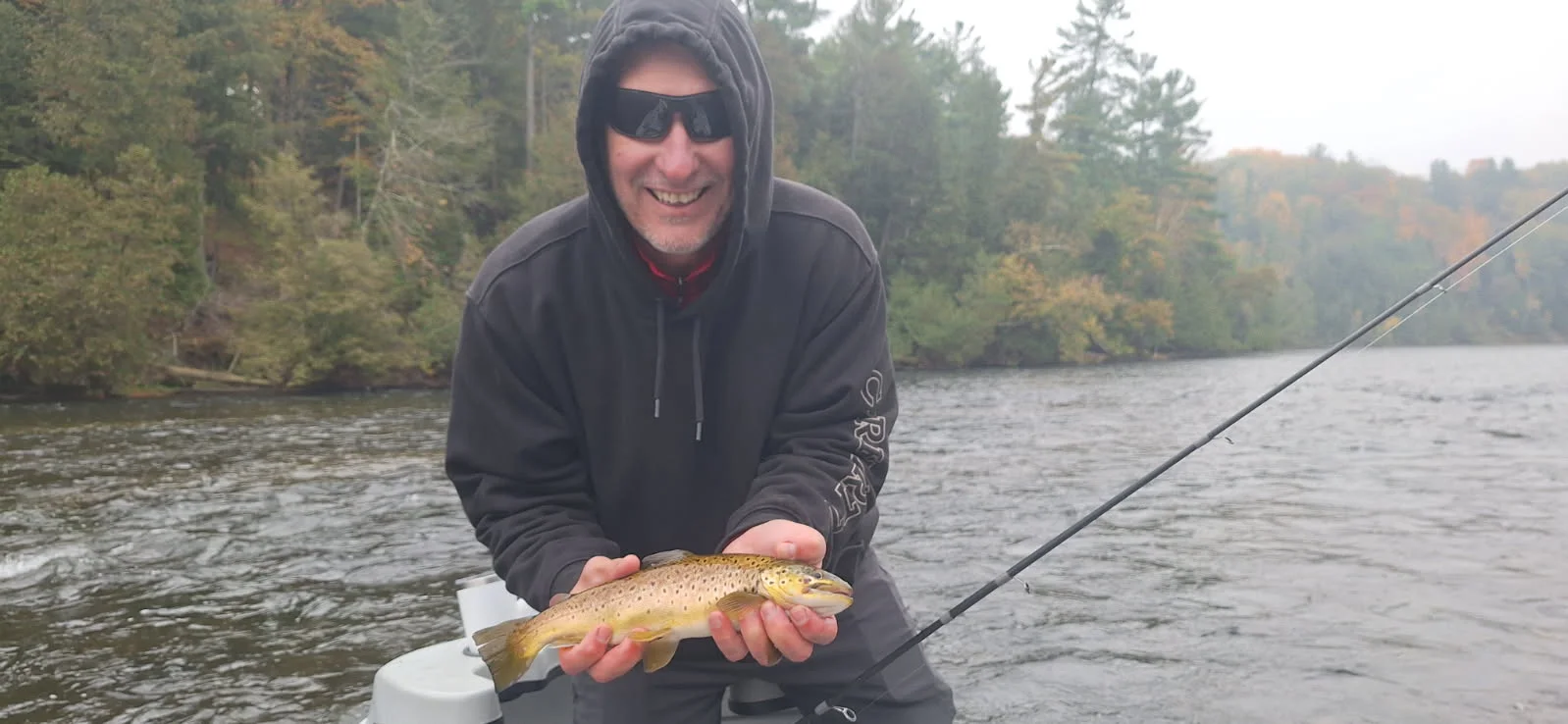 Fishing in Croton, Michigan