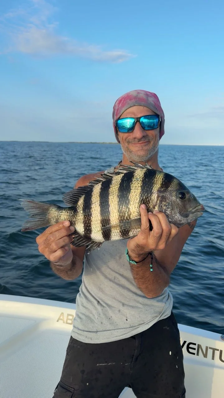 Fishing in Wanchese, North Carolina
