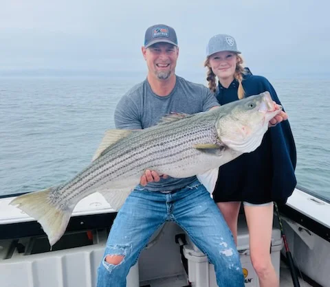 Striped Bass Fishing in Montauk, New York
