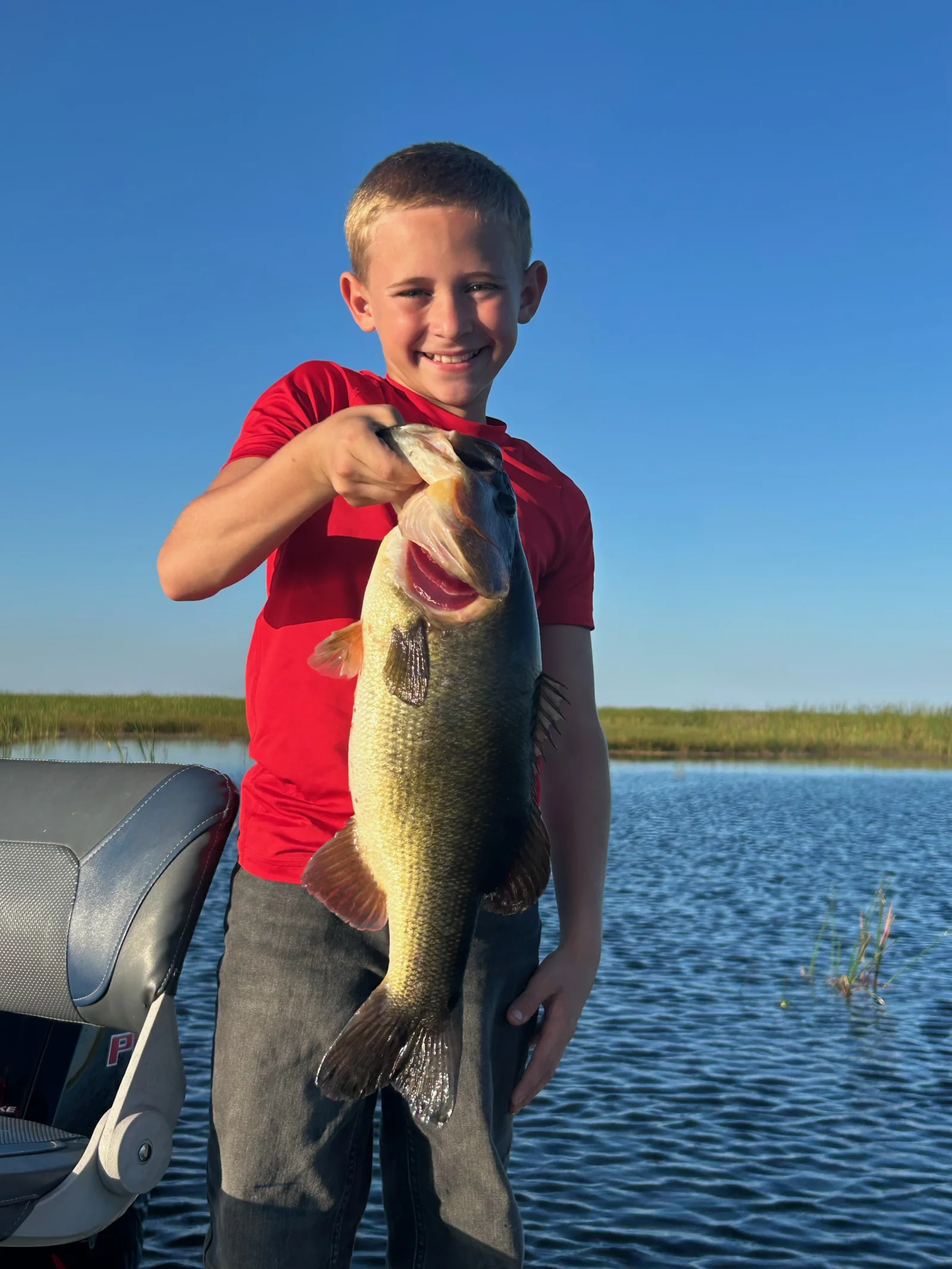 Fishing in Lake Clarke Shores, Florida