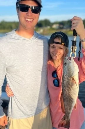 Flounder fishing in Little River, South Carolina