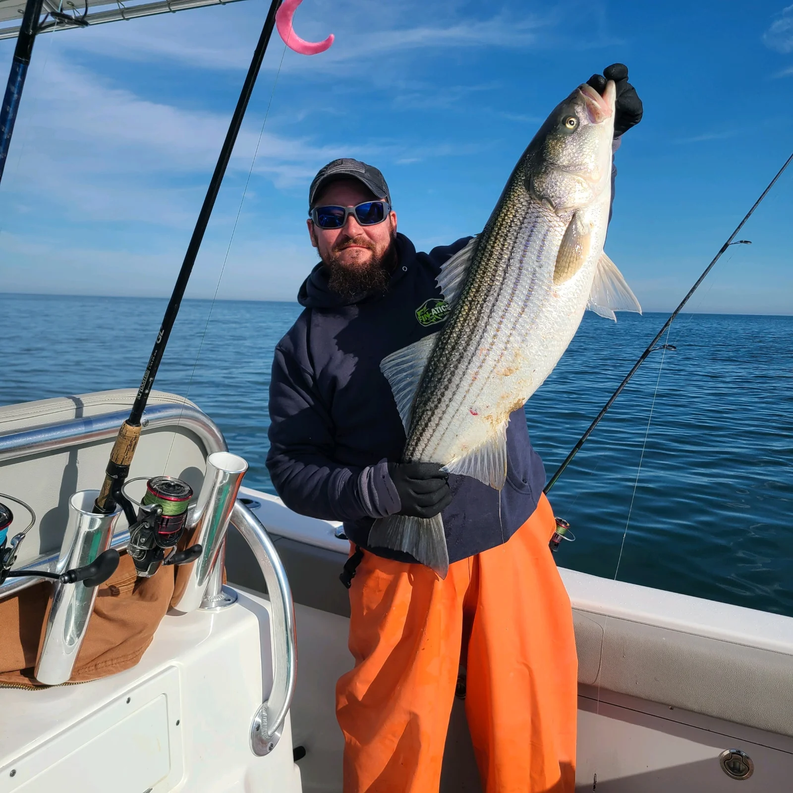 Hybrid Striped Bass Fishing in Stone Harbor, New Jersey