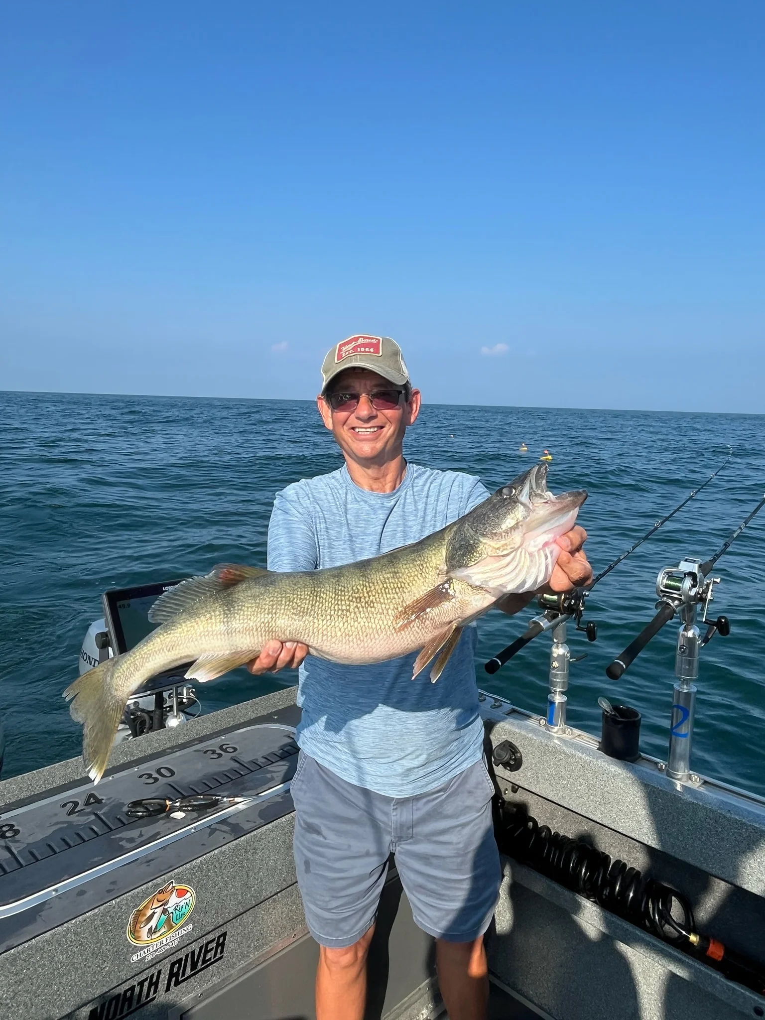 Fishing in Lakeside Marblehead, Ohio