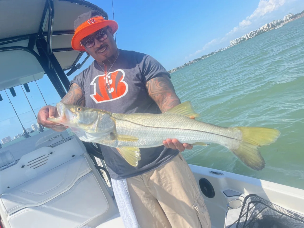 Redfish fishing in Clearwater, Florida