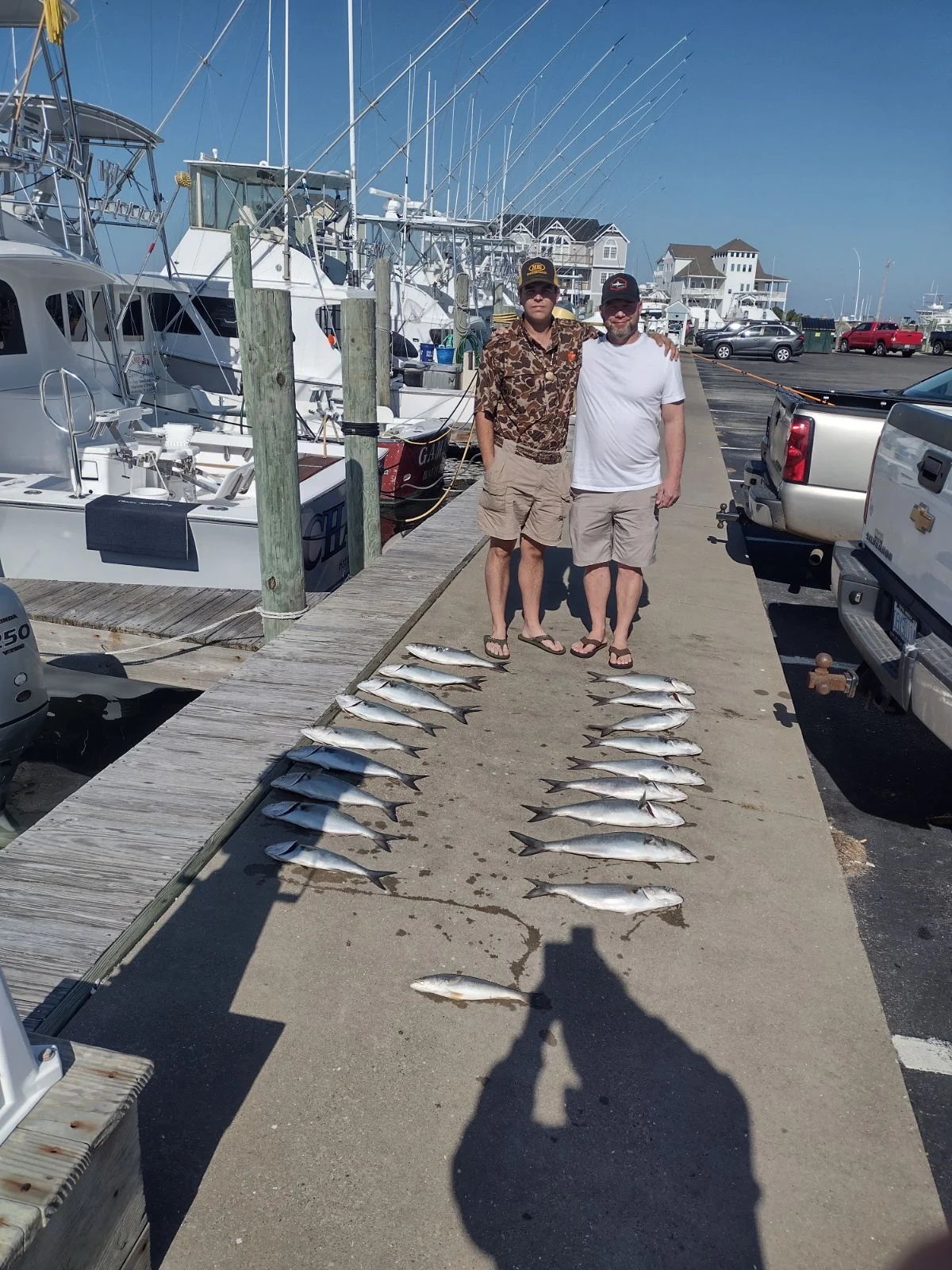 Bluefish, Redfish Fishing in Frisco, North Carolina