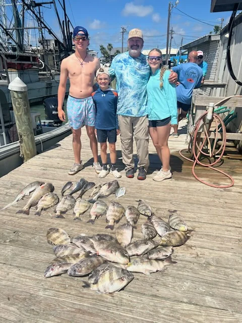 Fishing in Port O'Connor, Texas