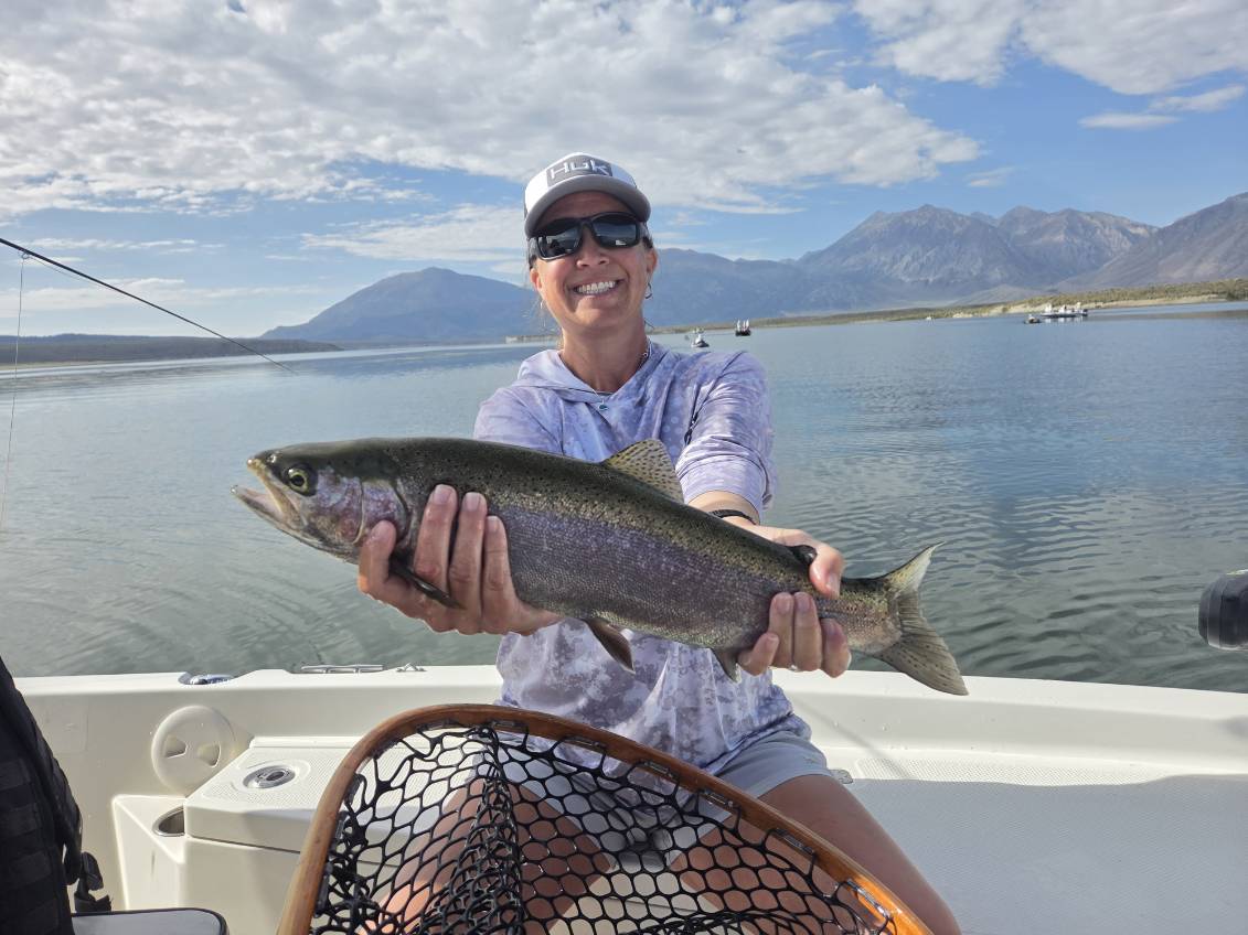 Fishing in Mammoth Lakes, California