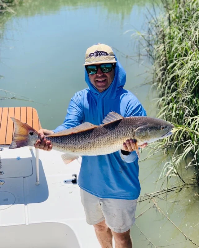 Redfish fishing in Johns Island, South Carolina